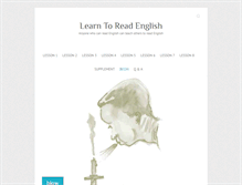 Tablet Screenshot of learntoreadenglish.com