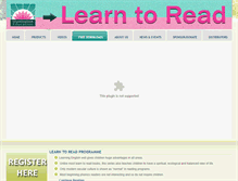 Tablet Screenshot of learntoreadenglish.co.uk